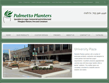 Tablet Screenshot of palmettoplanters.com
